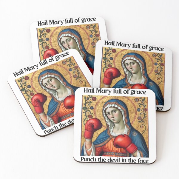 Item preview, Hail Mary Full of Grace Punch Funny designed and sold by skyfesva.
