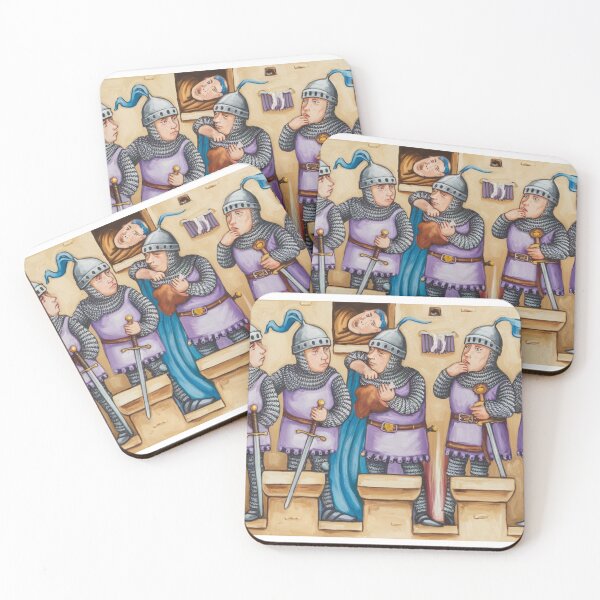 Item preview, Fun Medieval Knights and Monks designed and sold by AndyKArt.