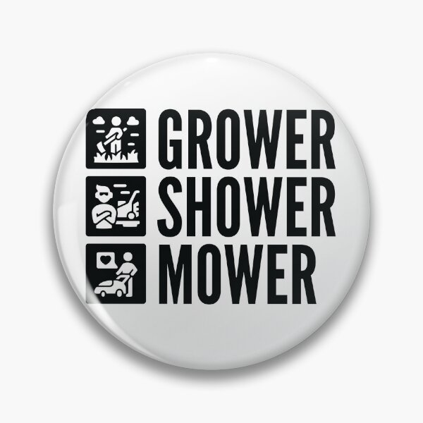 Item preview, Grower, Shower, Mower - Lawnmower Racing - Funny Lawn Mower designed and sold by Design Raptor.