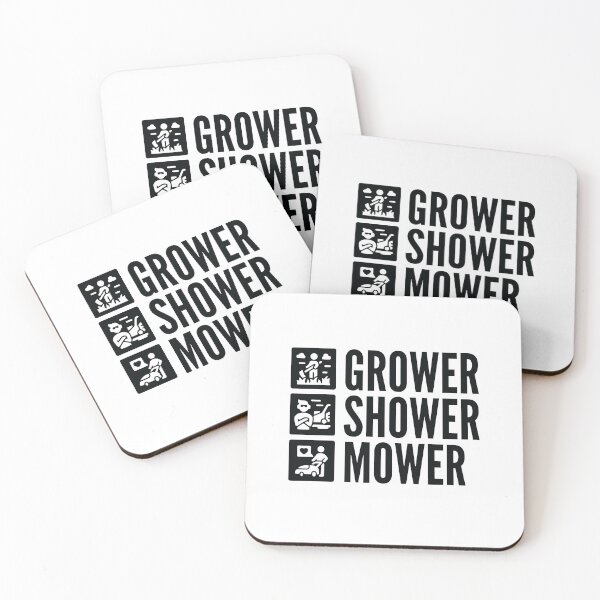 Item preview, Grower, Shower, Mower - Lawnmower Racing - Funny Lawn Mower designed and sold by Design Raptor.