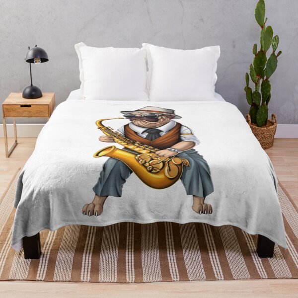 Item preview, Pug Saxophonist designed and sold by underheaven.