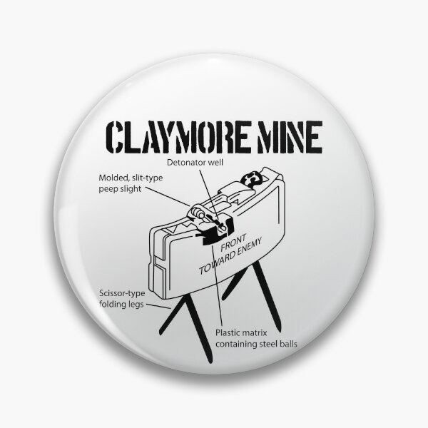 Item preview, Claymore Mine Schematic Front Toward Enemy Claymore Gear designed and sold by DynamicDesign.