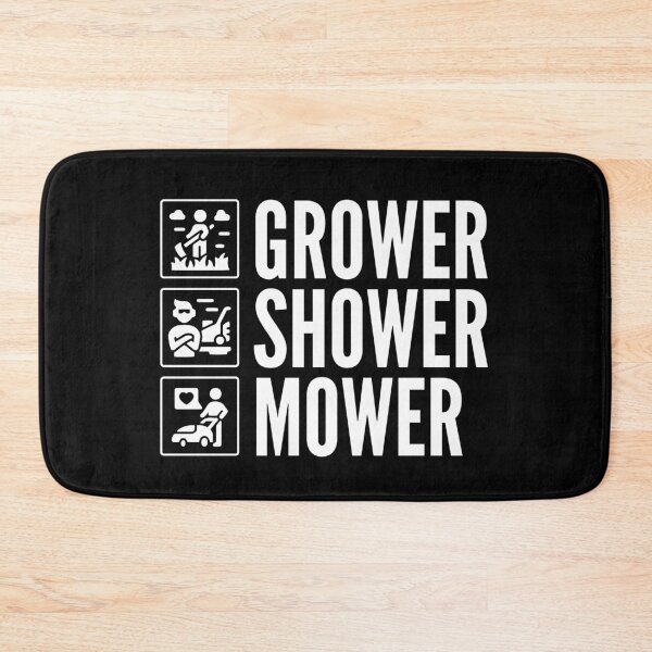 Item preview, Grower, Shower, Mower - Lawnmower Racing - Funny Lawn Mower designed and sold by Design Raptor.