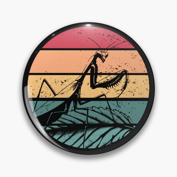 Item preview, Praying Mantis Retro Sunset Entomologist Praying Mantis Gear designed and sold by DynamicDesign.