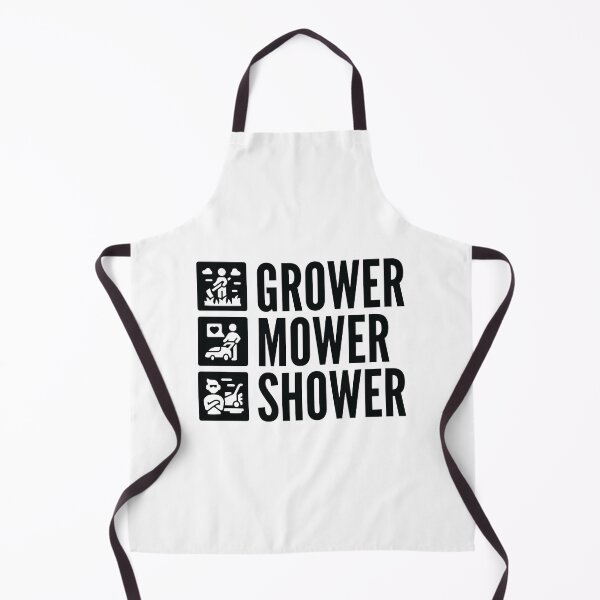 Item preview, Grower, Mower, Shower - Lawnmower Racing - Funny Lawn Mower designed and sold by Design Raptor.