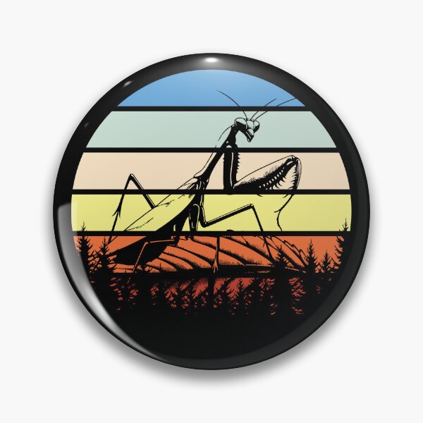 Item preview, Praying Mantis Retro Sunset Entomologist Praying Mantis Gear designed and sold by DynamicDesign.