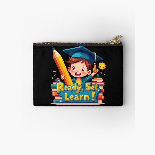 Item preview, "Ready, Set, Learn!" Little Boy in Graduation Cap Back-to-School T-Shirt designed and sold by AI-volution.