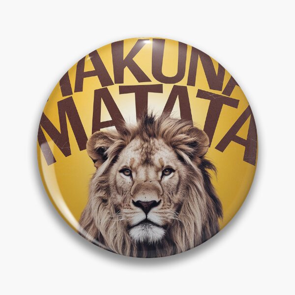 Item preview, Majestic Lion: Embrace Hakuna Matata designed and sold by The Digital Compass.