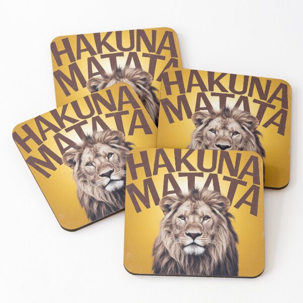 Item preview, Majestic Lion: Embrace Hakuna Matata designed and sold by The Digital Compass.