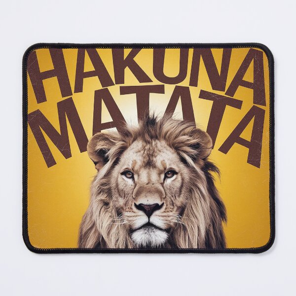 Item preview, Majestic Lion: Embrace Hakuna Matata designed and sold by The Digital Compass.