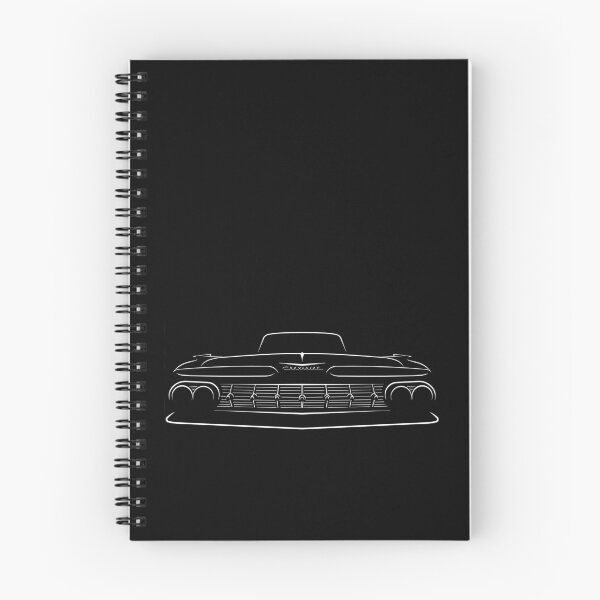 Item preview, 1959 Chevy Impala - front Stencil, white designed and sold by mal-photography.