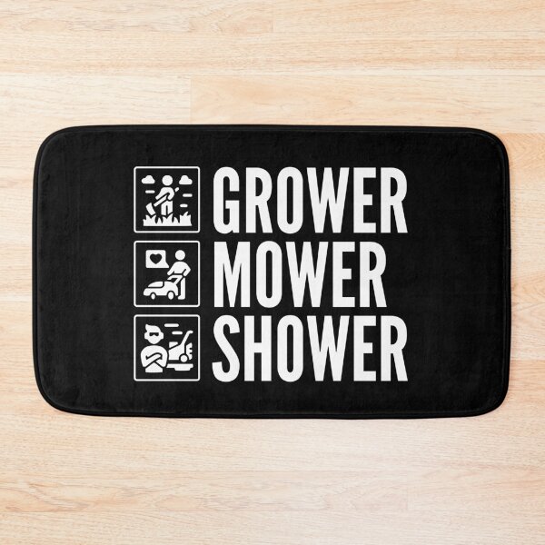 Item preview, Grower, Mower, Shower - Lawnmower Racing - Funny Lawn Mower designed and sold by Design Raptor.