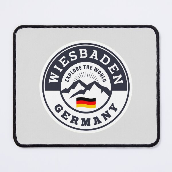 Item preview, Wiesbaden Germany Black and White Crest designed and sold by World Designs.