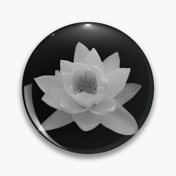 Item preview,  Water Lily Nymphaea Alba Monochrome Photo  designed and sold by Jenny Meehan Art Prints and Patterns  .
