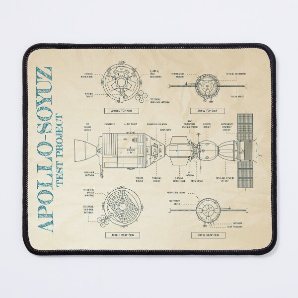 Item preview, Apollo Soyuz Test Project - ASTP (Parchment) designed and sold by BGALAXY.