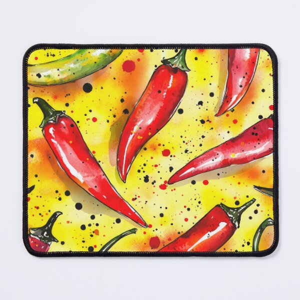 Item preview, chili peppers seamless background designed and sold by paratynka.