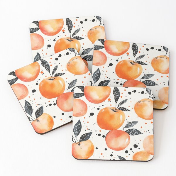 Item preview, seamless pattern with flowers peaches designed and sold by paratynka.