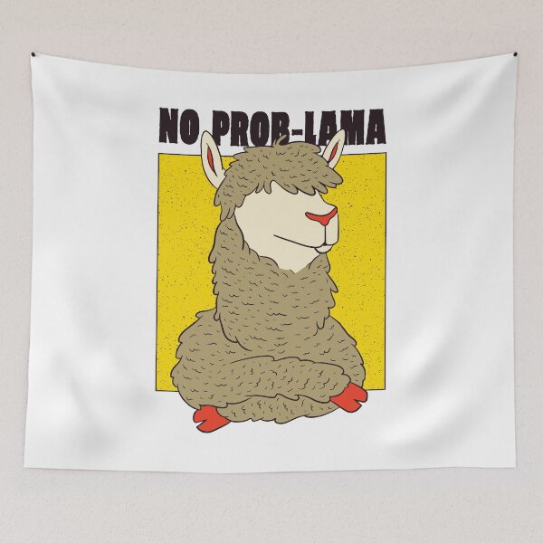 Item preview, Funny Llama Cartoon | No Prob-Llama designed and sold by TurtleDojo.
