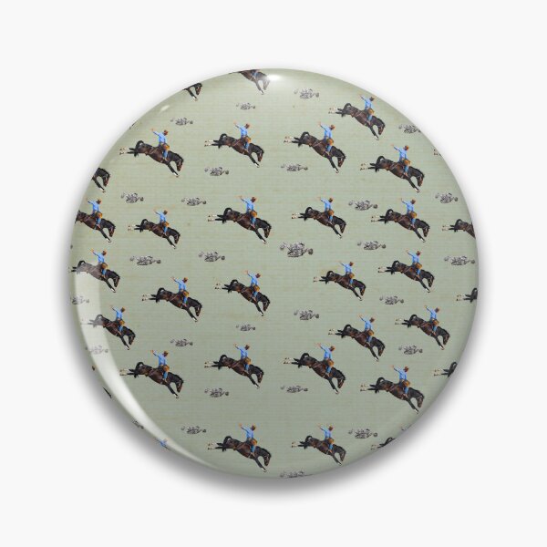 Item preview, BUCKING BRONC IN OLD FASHION CANVAS VINTAGE RODEO LOOK designed and sold by Barbara Jean Photo Art And Design.