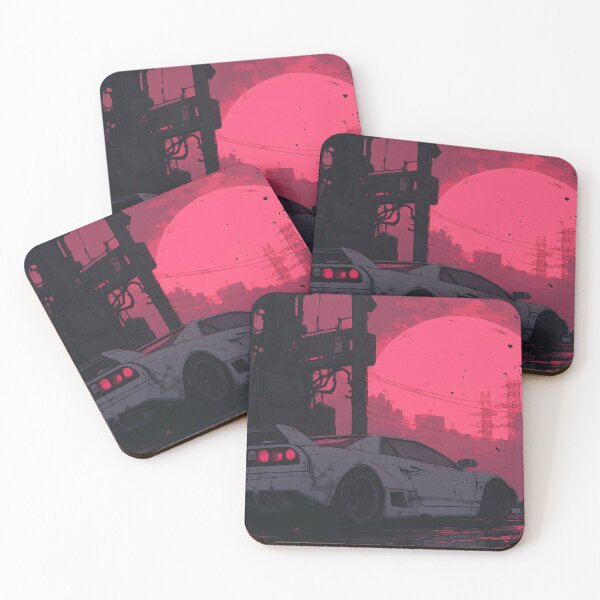 Item preview, Neon Sunset Cyberpunk Car Scene designed and sold by Torii Studio.
