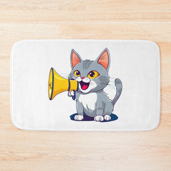 Item preview, Cat with Loudspeaker 3 designed and sold by Tom-Johnson.