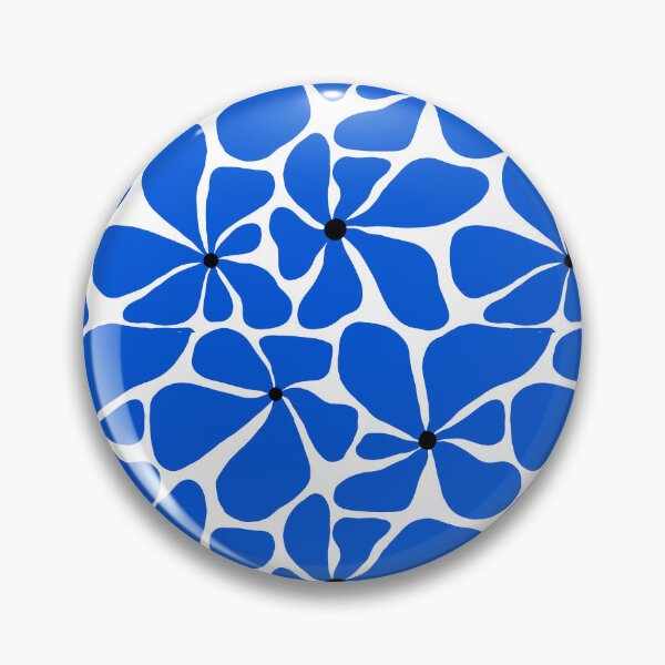 Item preview, Abstract Blue flower contemporary pattern. designed and sold by lifestyletimes.
