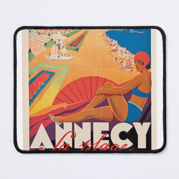 Item preview, Vintage travel poster for Annecy in France designed and sold by colliophoto.