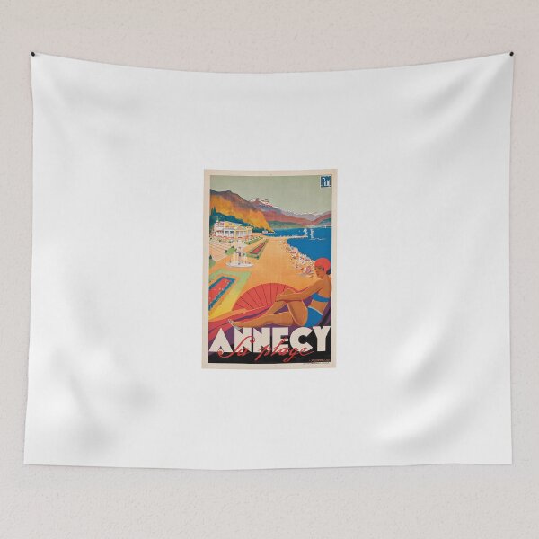 Item preview, Póster de viaje vintage de Annecy, Francia designed and sold by colliophoto.