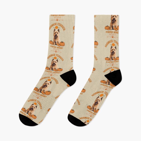 Item preview,  Pumpkin Market: norwich terrier with Pumpkins and Seasonal Text designed and sold by GoodyPaws.