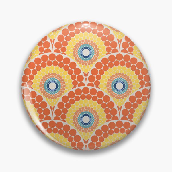 Artikelvorschau, Strahlendes ägäisches Sommer-Art-Deco-Mandala entworfen und verkauft von Triplicate Limited.