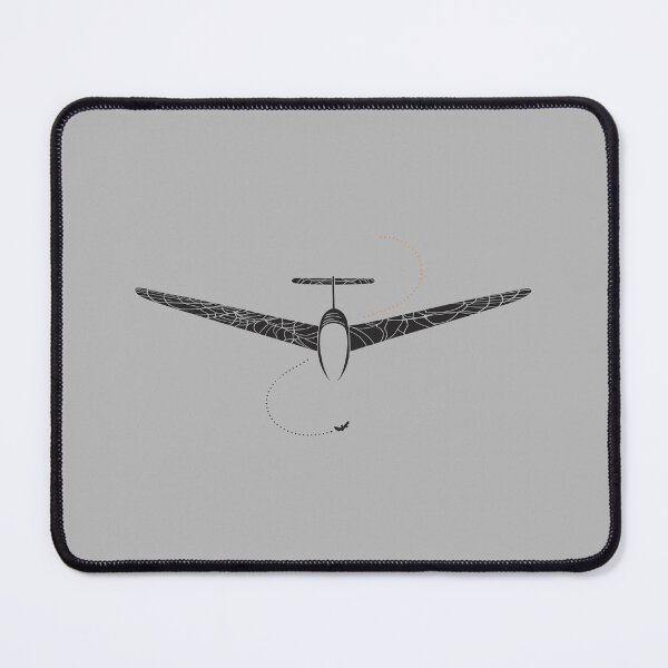 Item preview, Halloween Glider Plane Pilot Sailplane Biplane aerial floating soaring designed and sold by These_Prints.