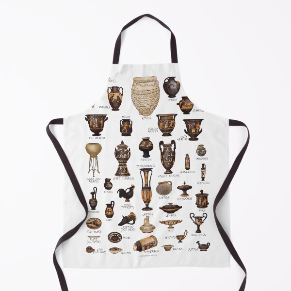 Item preview, Ancient Greek Pottery - named illustrations designed and sold by ClassicsNerds.