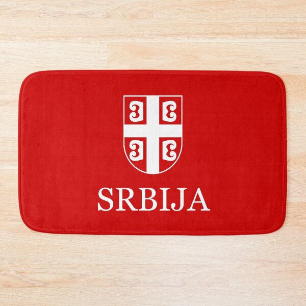 Artikelvorschau, Srbija Serbien Weiß entworfen und verkauft von VRedBaller.