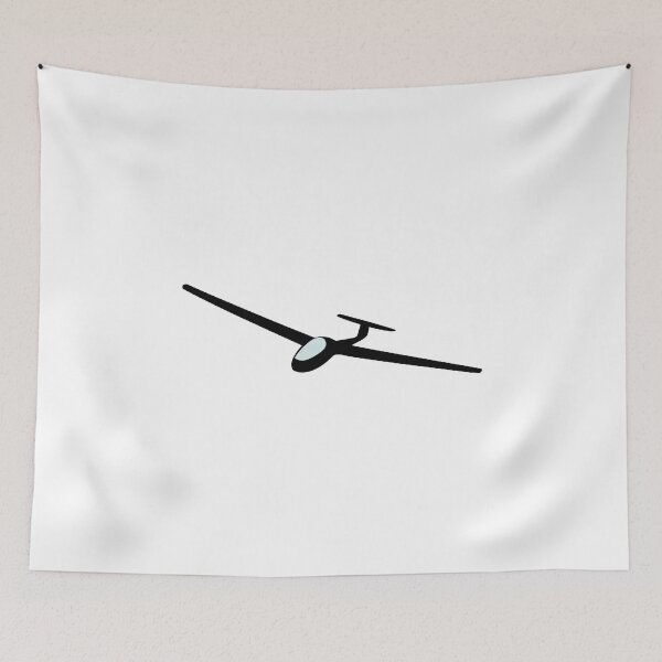 Item preview, Glider Plane Pilot Sailplane Biplane aerial floating soaring designed and sold by These_Prints.