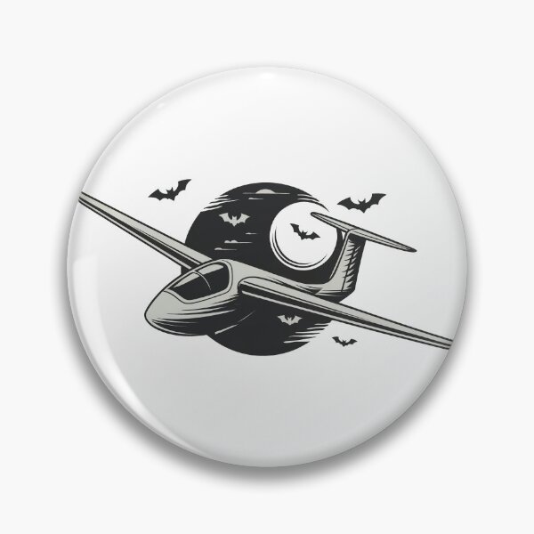 Item preview, Happy Halloween Glider Plane Pilot Sailplane Biplane aerial floating soaring designed and sold by These_Prints.