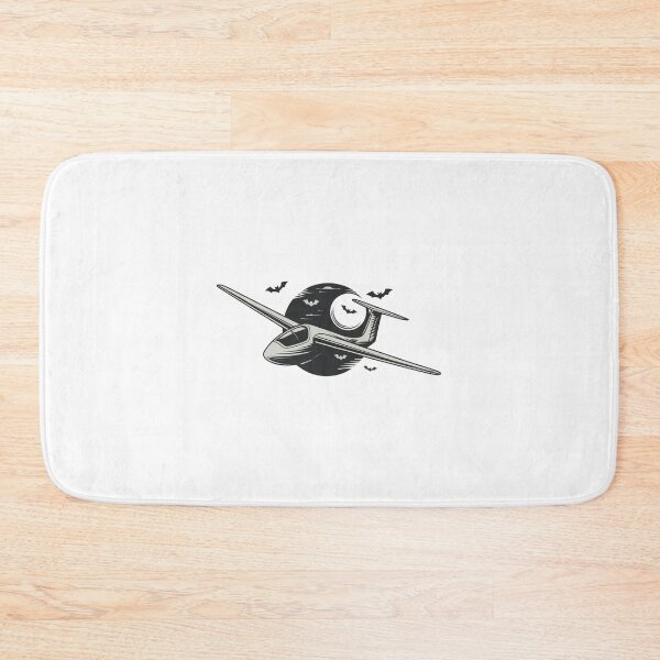Item preview, Happy Halloween Glider Plane Pilot Sailplane Biplane aerial floating soaring designed and sold by These_Prints.