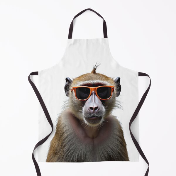Item preview, Funny Baboon wearing sunglasses designed and sold by LazyOwlStore.