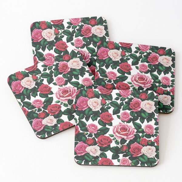 Item preview, Elegant Red and Pink Roses designed and sold by HappyHavenStu.
