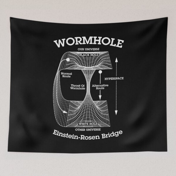 Item preview, Wormhole Einstein-Rosen Bridge Black Hole Hyperspace Physics designed and sold by GrandeDuc.