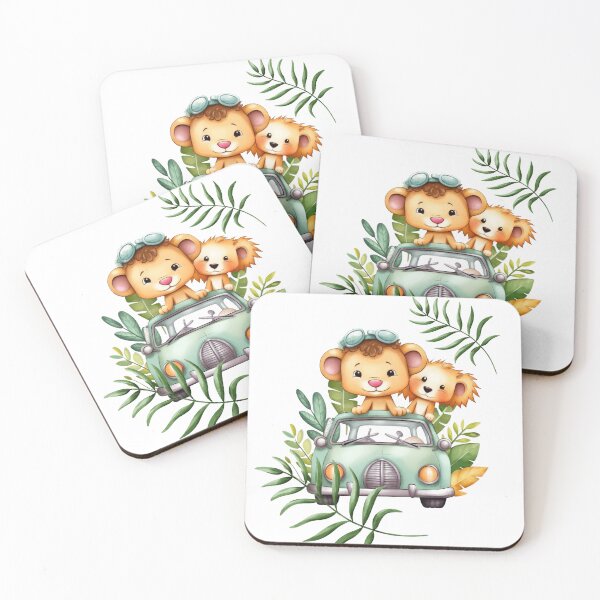 Item preview, Adorable Baby Jungle Animals Joyride designed and sold by AlexeyevZurga.