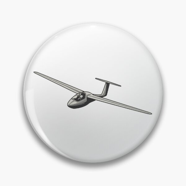 Item preview, Glider Plane Pilot Sailplane Biplane aerial floating soaring designed and sold by These_Prints.