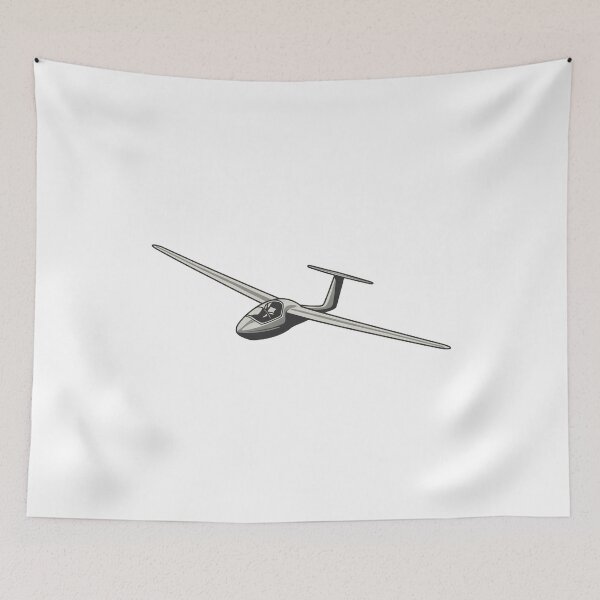 Item preview, Glider Plane Pilot Sailplane Biplane aerial floating soaring designed and sold by These_Prints.