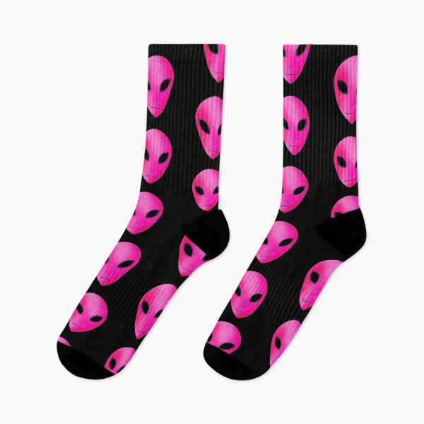 Item preview, Aliens and stars - Pink designed and sold by Neon-Harvest.