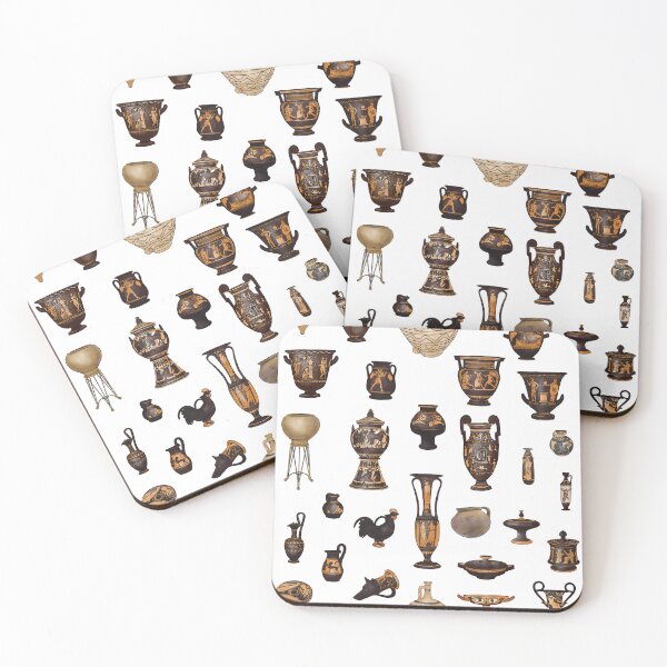 Item preview, Ancient Greek Pottery - illustrations designed and sold by ClassicsNerds.