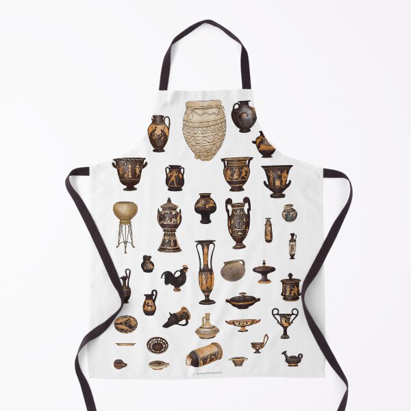 Item preview, Ancient Greek Pottery - illustrations designed and sold by ClassicsNerds.