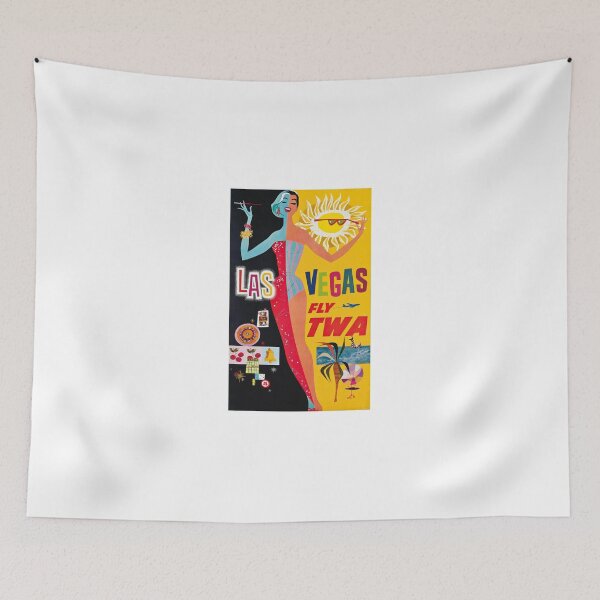Item preview, Póster de viaje vintage de Las Vegas designed and sold by colliophoto.