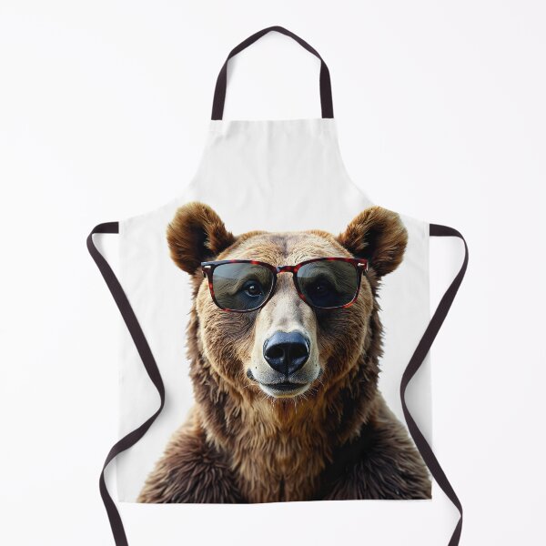 Item preview, Funny Bear wearing sunglasses designed and sold by LazyOwlStore.