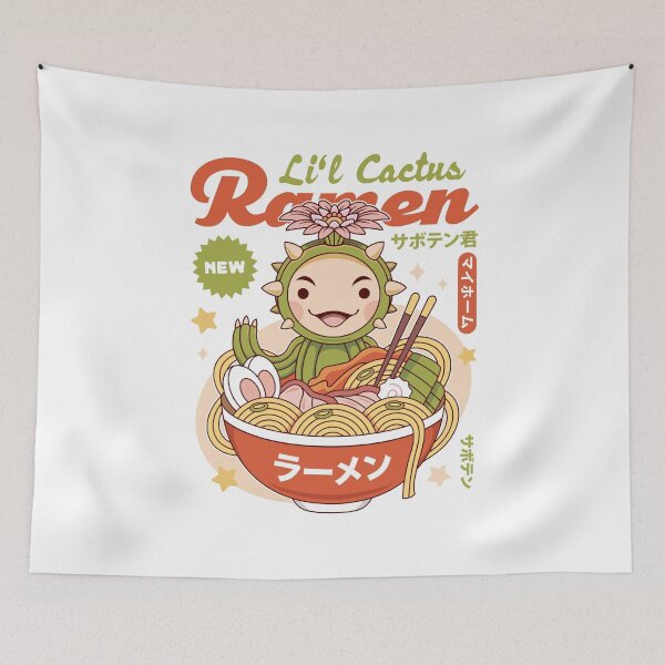 Item preview, Lil Cactus Ramen designed and sold by Lagelantee.