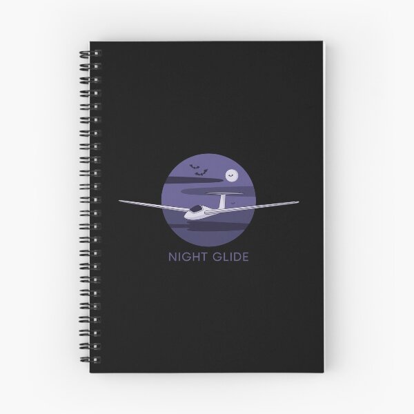 Item preview, Night Glide Halloween Glider Plane Pilot Sailplane aerial floating soaring designed and sold by These_Prints.