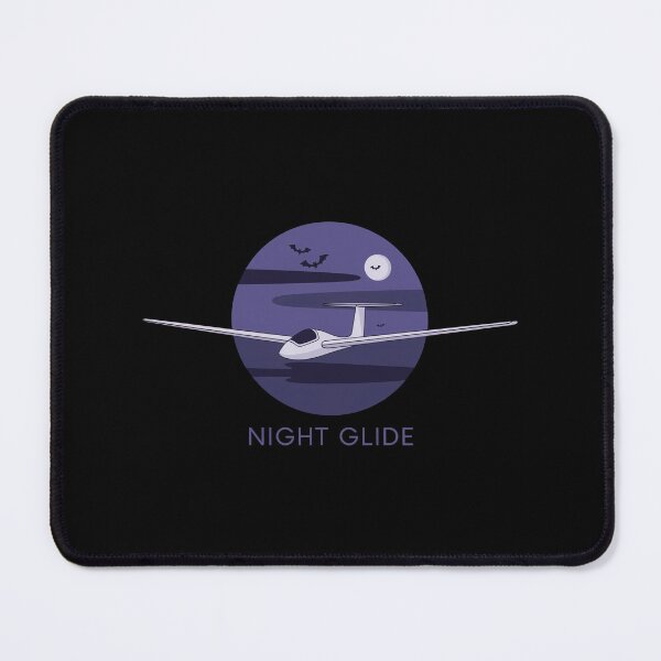 Item preview, Night Glide Halloween Glider Plane Pilot Sailplane aerial floating soaring designed and sold by These_Prints.